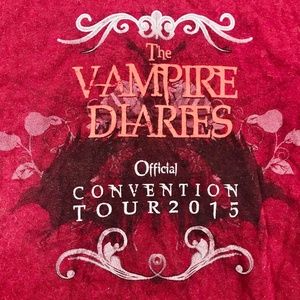 Vampire Diaries 2015 Convention T shirt Ladies XXL